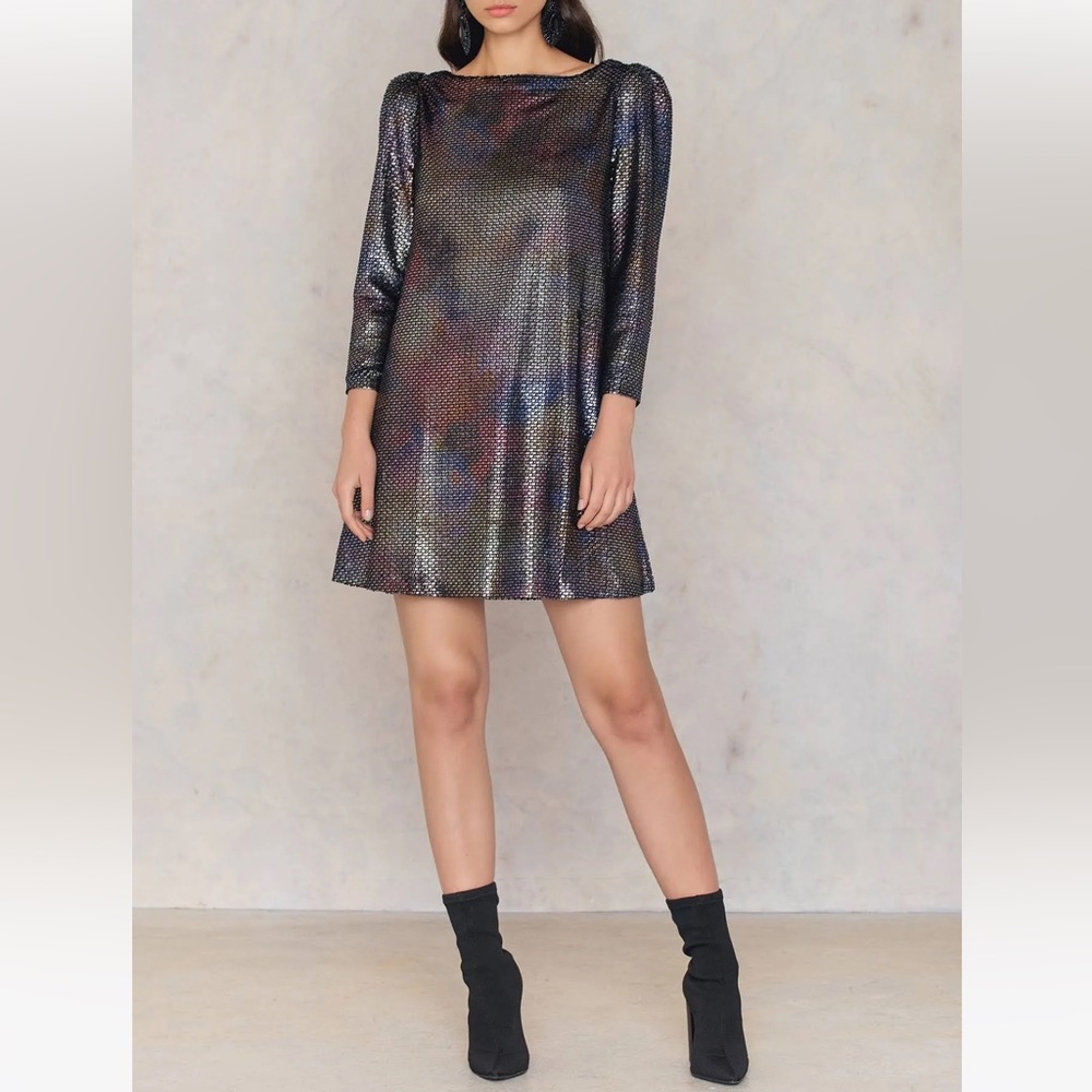 NWT Free People diamonds are forever shift dress | long sleeve tunic w/ pockets
